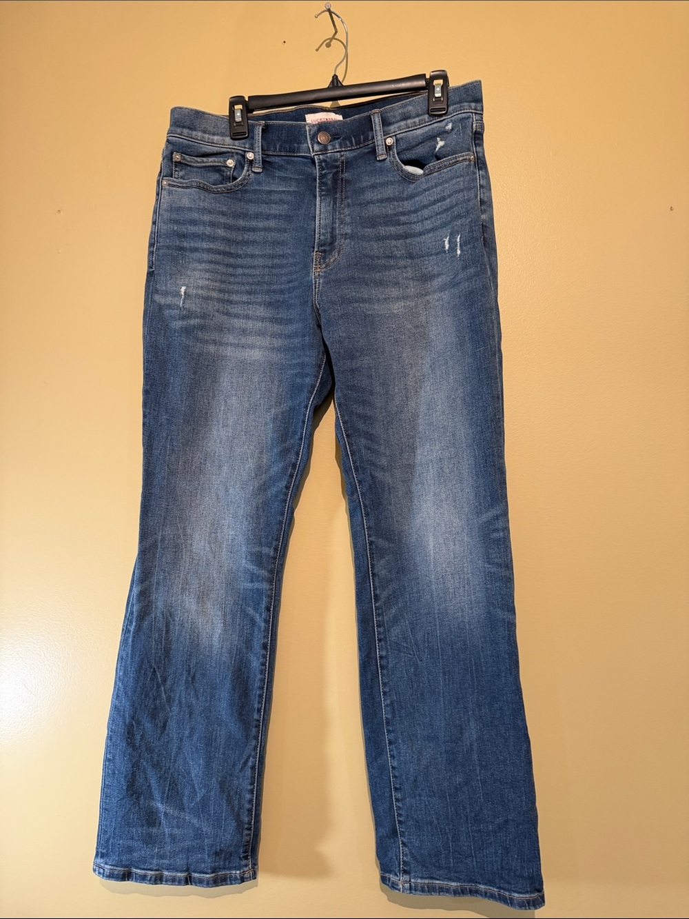 Lucky Brand Blue Bootcut Jeans with Light Fading
